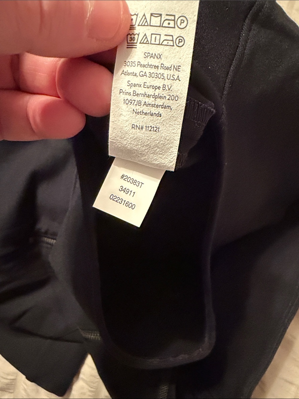 NEW spanx perfect sleeveless black jumpsuit size small tall - Picture 12 of 12